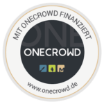 Badge Finanziert mit Onecrowd