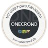 Badge Finanziert mit Onecrowd